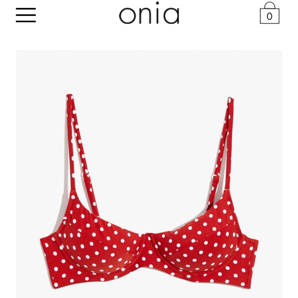 Onia x weworewhat Lydia bikini top